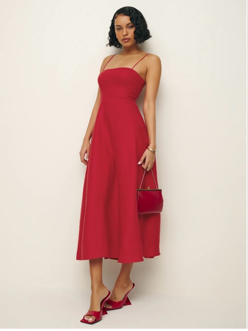 Reformation Monette Linen Dress